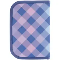 Пенал без наповнення Kite Purple Chequer K24-622-3 4х14х20.5 см