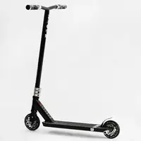 Самокат трюковий Best Scooter "Hop Pro" HIC-система, пеги, алюмінієвий диск та дека, колеса PU. Black (115636)