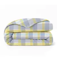 Полуторное постельное белье фланель с простыней на резинке SUNRISE TARTAN CS1