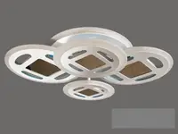 Стельова LED-люстра з 3d ефектом, 105W 6016/2+2 LED 3color dimmerдне