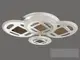 Потолочная LED-люстра с 3d эффектом, 105W 6016/2+2 LED 3color dimmerдне