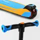 Самокат трехколесный Best Scooter MAXI С СИДЕНИЕМ, колеса PU со светом. Blue and yellow (102930)