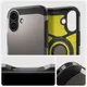 Чехол Spigen для iPhone 16 - Tough Armor AI (MagFit), Gunmetal (ACS08215)