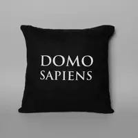 Подушка "Domosapiens", Черный, английский