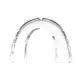 Капа OPRO Snap-Fit детская (возраст до 11) (art.002143015), Clear