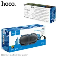 Акустика HOCO Hero sports BT5.0 TWS BS36 | AUX, TF CARD, FM, USB |