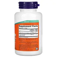 Вітаміни та мінерали NOW Zinc Glycinate 30 mg, 120 капсул