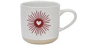 Кружка Ardesto Heart AR3076 350 мл белая