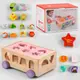 Деревянная игра C 45225 логика-каталка “Машинка”