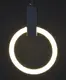 Люстра светодиодная подвесная LED светильник для квартиры на потолок лэд 27587 Черный 40-180х10х25 см.