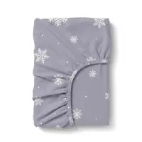 Набор простыни на резинке фланель 160х200 ICY BLUE