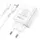 СЗУ сетевое зарядное устройство HOCO C102A 4USB/2,1A с кабелем для зарядки USB - Lightning, Белый
