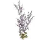 Ветка декоративная YES Заснеженная 974813 84 см серая