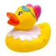 ИГРУШКА ДЛЯ ВАННЫ, РЕЗИНОВАЯ "УТОЧКА" (РОЗОВЫЙ БАНТ)
