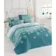 Покрывало стеганное с наволочкой Eponj Home - Simay turkuaz бирюзовый 160*220