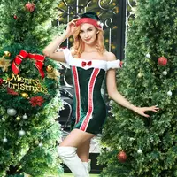 Рождественский костюм Помощницы Санты S/M