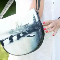 Сумка молодёжная Saddle Темза. Лондон 24х22 см (SAD_15A089_SE_BL)