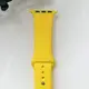 Силиконовый ремешок для умных часов Smart Watch 42/44 (Желтый)
