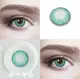 Цветные линзы для глаз Maxiy Girl Turquoise бирюзовые 5187 2 шт