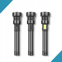 Потужний тактичний ліхтарик Heckermann 1690 LED ZOOM USB 5000 mAH 2500 lm