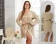 Халат женский Arya Venice A107056-Brown S/M коричневый