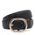 Женский кожаный ремень Borsa Leather CV1ZK-112bl-black
