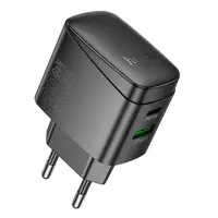 Адаптер мережевий HOCO Bright charger CS61A | 1USB/1Type-C, 30W/3A |