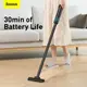 Универсальный пылесос BASEUS Home Use Vacuum Cleaner Dark Space H5 |16Kpa, 110W, 30Min, 4*2500mAh| (VCSS000101)