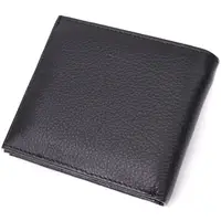 Гаманець середнього розміру з оригінальною монетницею ST Leather 22458 Чорний