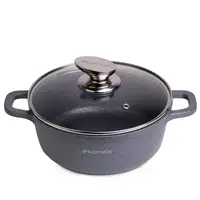 Каструля з литого алюмінію з антипригарним покриттям 4.5 л Kamille KM-4425