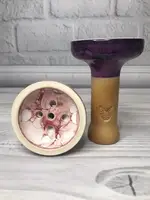 Чаша для кальяну M.R.T Bowls Cloud - Блакитна/чорні розлучення глянсова