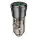 Адаптер автомобильный Borofone Noble single-port car charger BZ23 |1USB, 18W/3A, QC3.0|