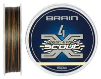 Шнур Brain Scout 4X 150m (camo) 0.080mm 4.4kg (1858-54-79)