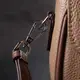 Женская полукруглая сумка с интересным магнитом-защелкой из натуральной кожи Vintage 22440 Бежевая
