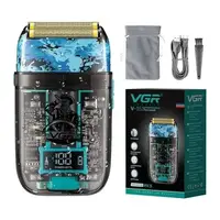 Аккумуляторная мужская электробритва VGR V-352 для бритья бороды и усов шейвер для идеальной гладкости