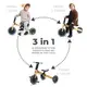 Трехколесный велосипед 3 в 1 Kinderkraft 4TRIKE Sunflower Blue (KR4TRI22BLU0000)