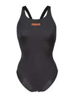 Купальник закрытый для женщин Arena TEAM SWIMSUIT SWIM PRO SOLID темно-серый, оранжевый Жен 38