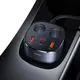 Адаптер автомобильный USAMS Dual Cigarette Lighters Digital Fast Car Charger C28 US-CC151 |2USB/1Type-C, 245W/6A, PD/QC|