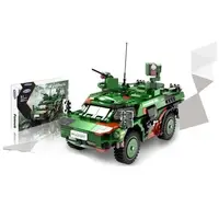 Дитячий конструктор "Військова техніка". 692 деталі. Khaki (123176)