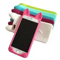 Силіконовий чохол для iPhone SE 2022/2020/8/7 - Вушка Кота CoCo Cat, Чорний