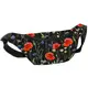 Сумка-бананка Bumbag унисекс на пояс и через плечо Маки, ромашки и васильки 27x16 см