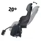 Детское велокресло Bobike GO Frames RS Reclining System - rear bicycle seat for frame Urban Black