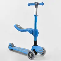 Самокат трехколесный Best Scooter (Т-04177) Голубой