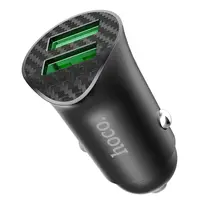 Адаптер автомобильный HOCO Farsighted dual port QC3.0 car charger Z39 |2USB, QC3.0, 3A/18W|