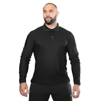 Поло Patrol 2.0 (perf.) Long CoolPass Pique LT Черное (8884), 3XL
