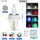 Светодиодная LED лампа с аккумулятором T38-COB+SMD(RGB) 2x18650