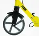 Самокат двухколесный Best Scooter колеса PU 200 мм стальная рама, ручной тормоз, 1 амортизатор. Yellow and Black (150408)