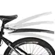 Крыло велосипедное West Biking 07140190 переднее и заднее брызговик комплект для велосипеда