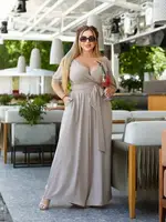 Женский костюм Жасмин бежевый 1005232