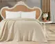 Zeynep bej вязаный акриловый плед. Romeo Home Турция.